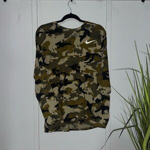Nike Camouflage Long Sleeve Shirt